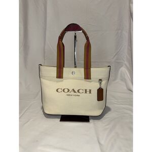 Coach Small Canvas Tote 20 CK168 Natural